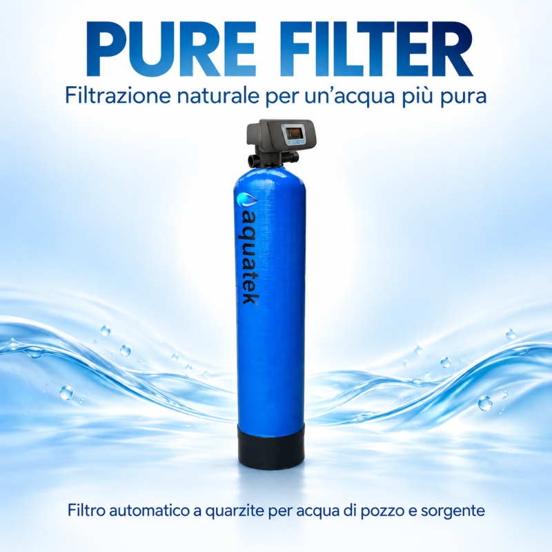 PURE FILTER 100 - Filtro a quarzite sabbia per acqua di pozzo