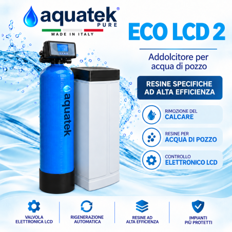 ECO LCD 2 - addolcitore per acqua di pozzo