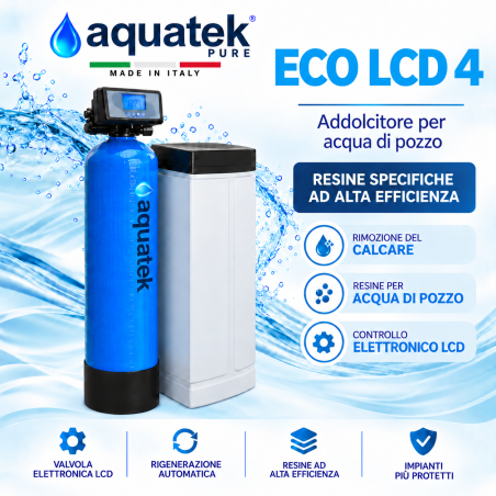 ECO LCD 4 - addolcitore per acqua di pozzo